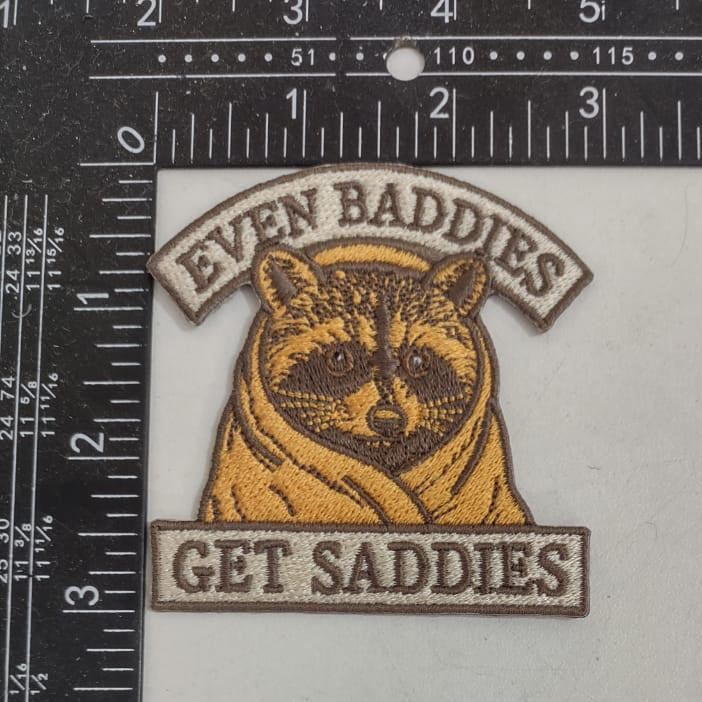 Even Baddies Get Saddies Patch - Shady Front
