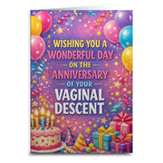 Wishing You a Wonderful Anniversary Birthday Card - The Original Underground