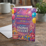 Wishing You a Wonderful Anniversary Birthday Card