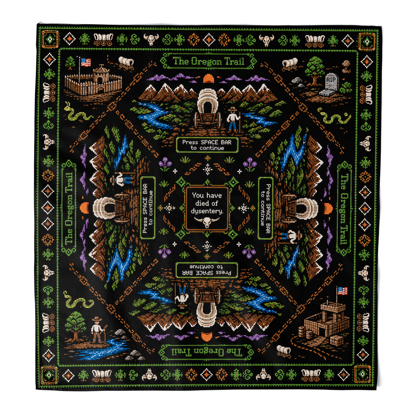 You Have Died of Dysentery Bandana - The Original underground