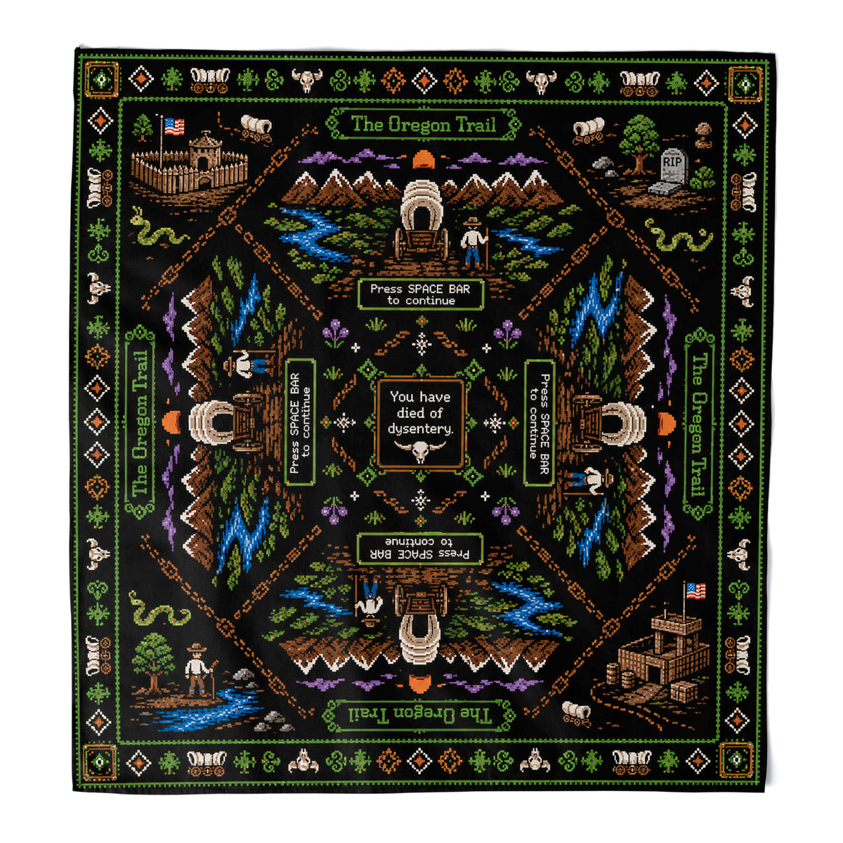 You Have Died of Dysentery Bandana - The Original underground