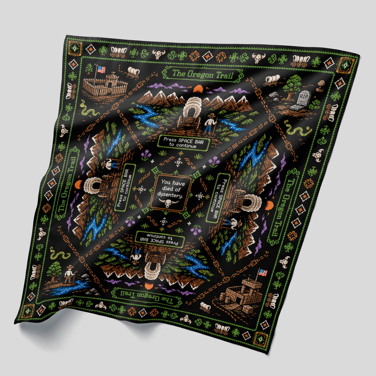 You Have Died of Dysentery Bandana - The Original underground