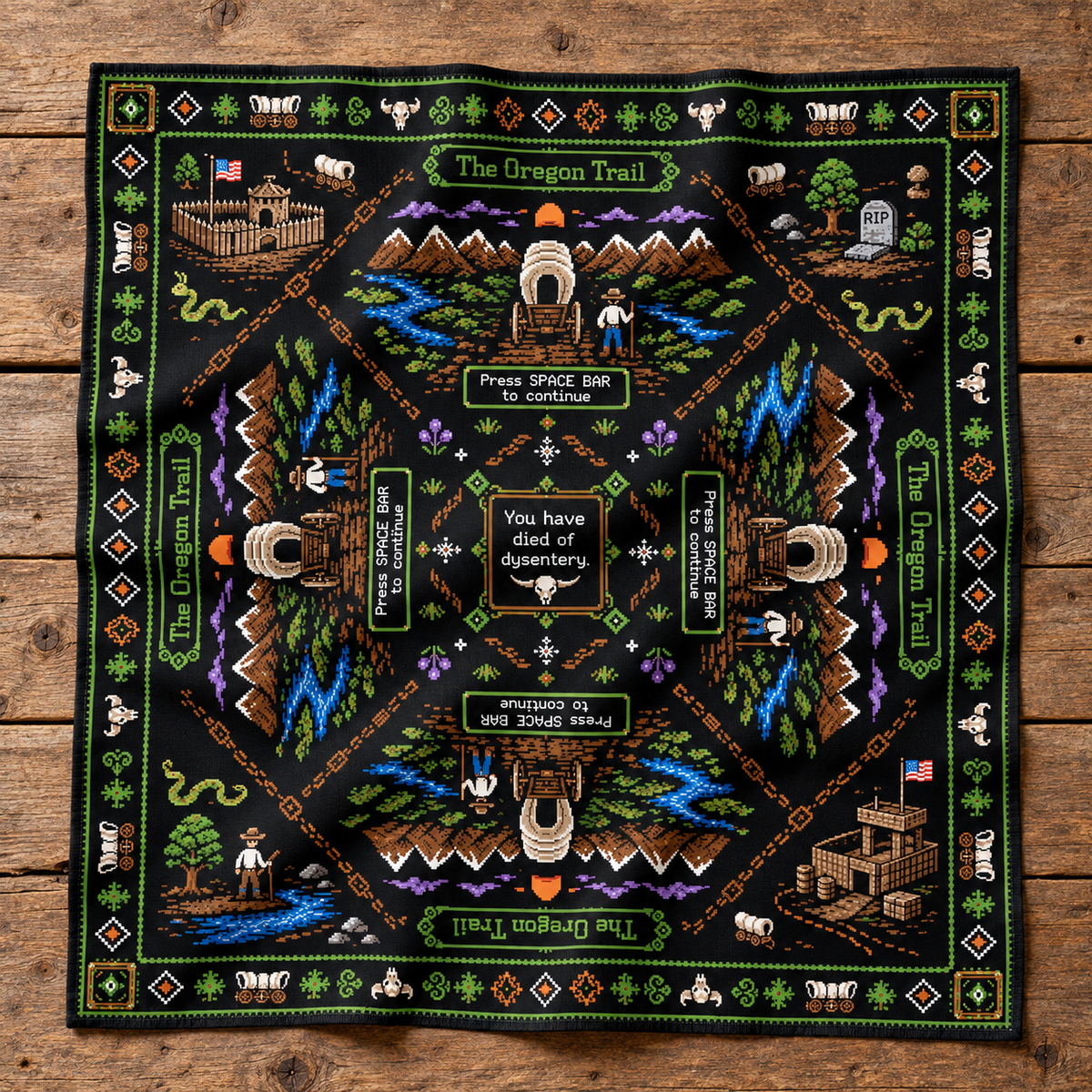 You Have Died of Dysentery Bandana - The Original underground