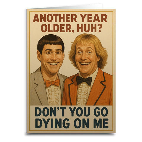 Another Year Older, Huh? Don't Go Dying On Me Birthday Card - The Original Underground