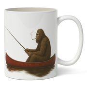 Bigfoot Fishing in a Canoe Mug - The Original Underground
