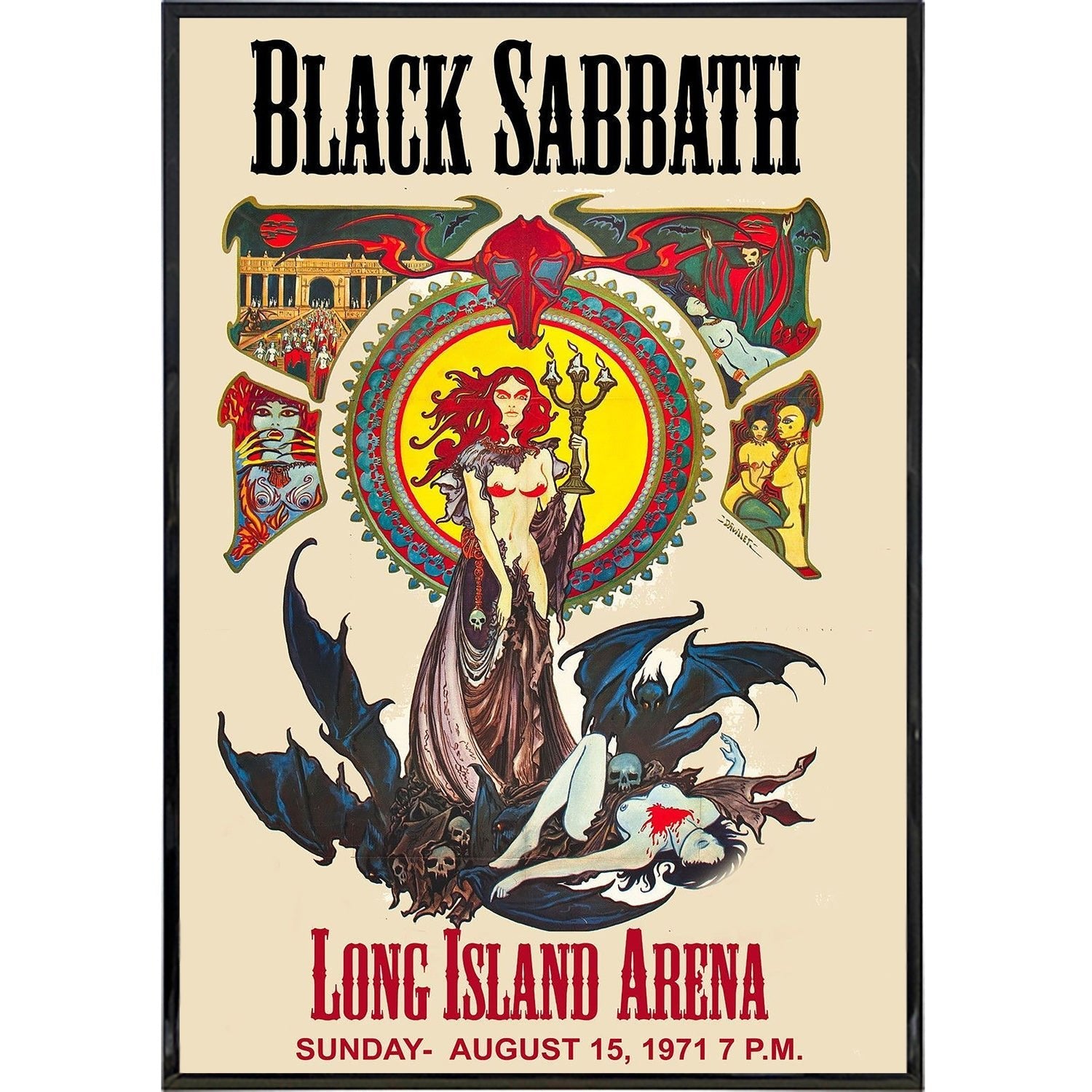 Black Sabbath 1971 Show Poster Print | The Original Underground