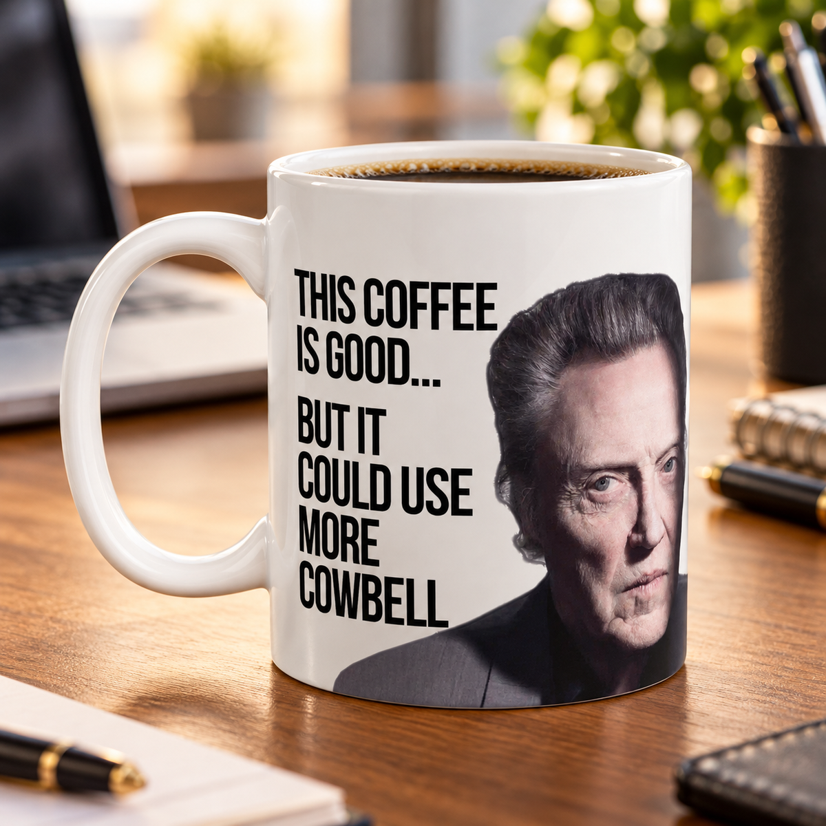 Christopher Walken Cowbell Mug - The Original Underground
