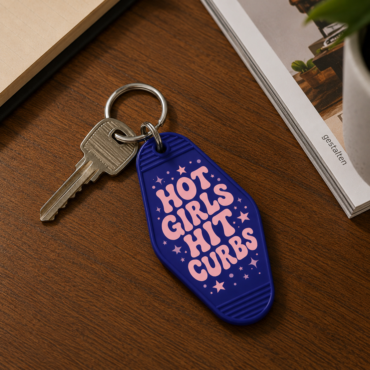 Hot Girls Hits Curbs Room Keychain - The Original Underground