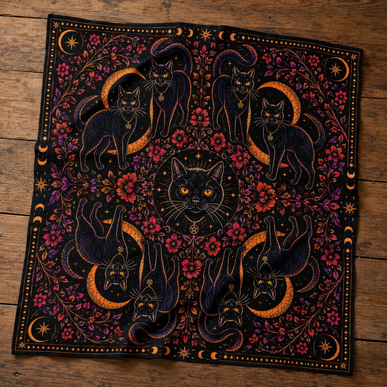 Nine Lives Bandana - The Original Underground