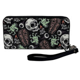 Coffins and Skulls Clutch Handbag - The Original Underground