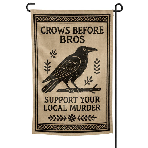 Crows Before Bros Garden Flag - The Original Underground