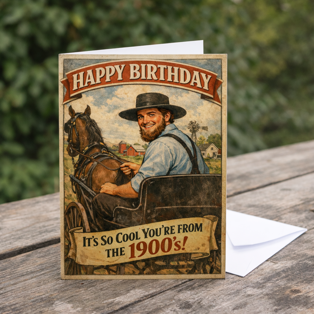 It's So Cool You're From the 1900's Birthday Card - The Original Underground