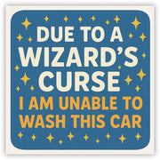 Due to a Wizard's Curse Sticker - The Original Underground