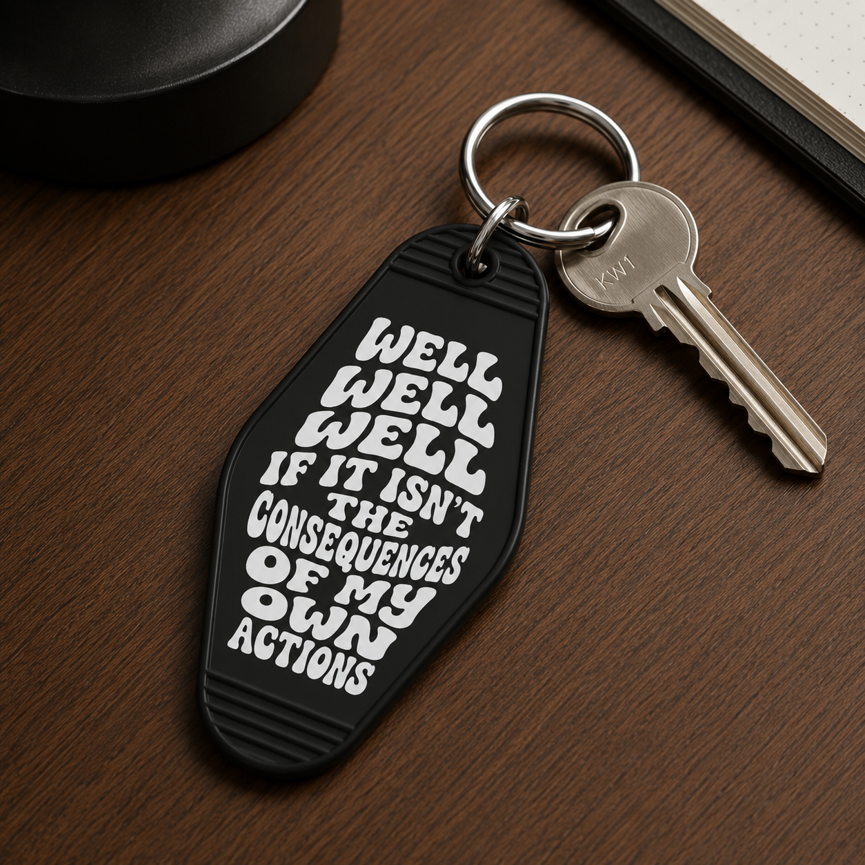 Well If It Isn't the Consequences Room Keychain - The Original Underground