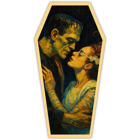 Frankenstein and His Bride Sticker - The Original Underground