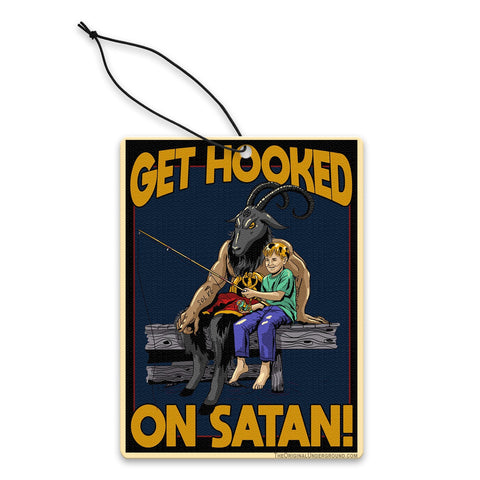 Get Hooked On Satan Air Freshener - The Original Underground