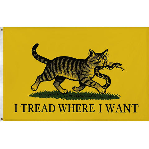 I Tread Where I Want Flag - The Original Underground
