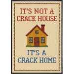 It's Not a Crack House It's a Crack Home Needlepoint Poster Print - The Original Underground