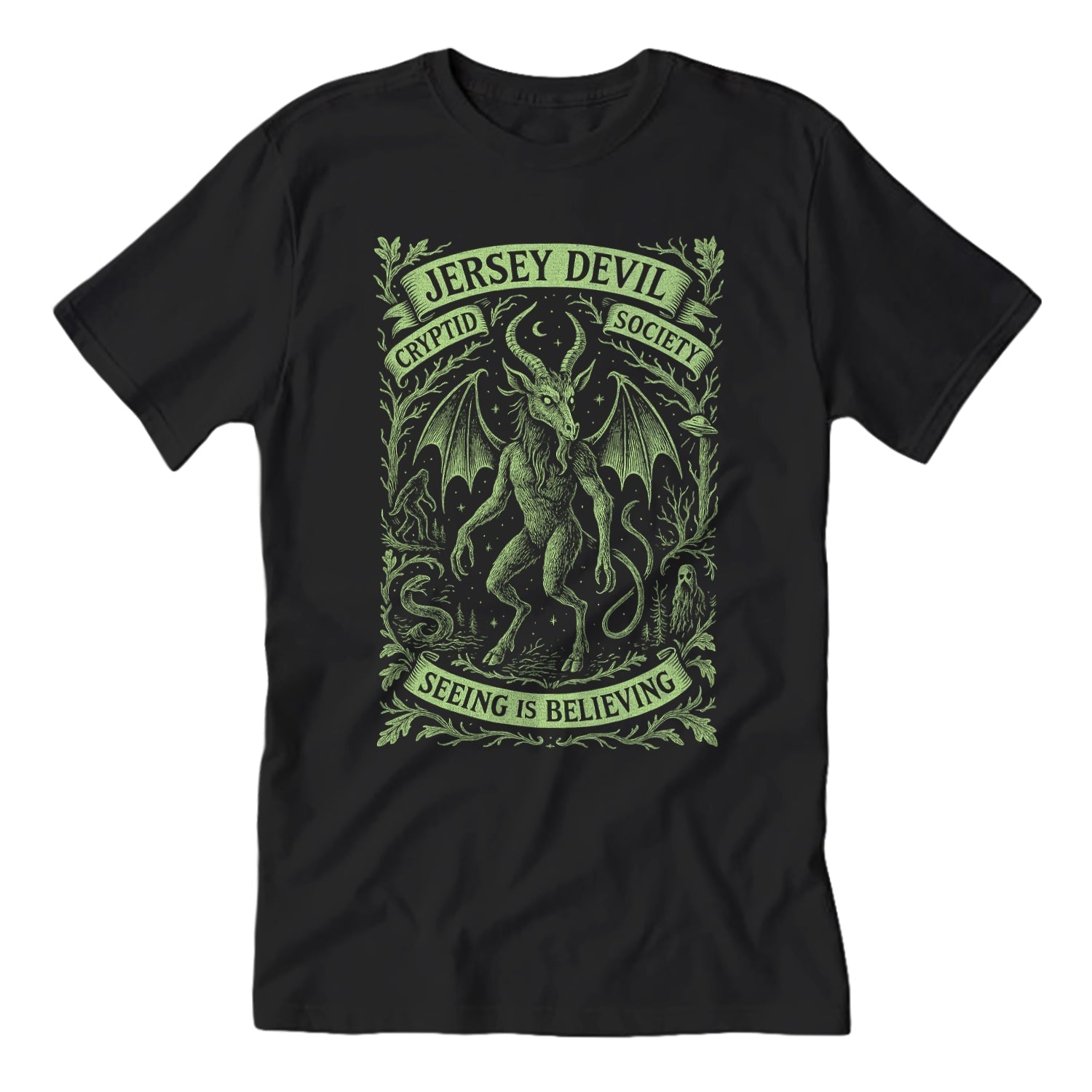 Jersey Devil Cryptid Society T-Shirt - The Original Underground