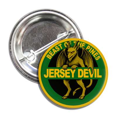 Jersey Devil Highway Sign Button - The Original Underground