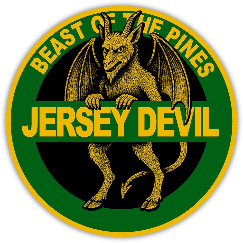 Jersey Devil Highway Sign Car Magnet - The Original Underground