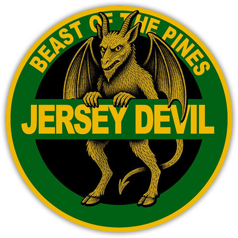 Jersey Devil Highway Sign Car Magnet - The Original Underground