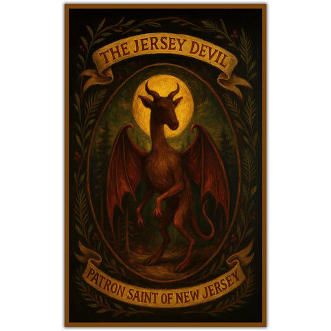 Jersey Devil Patron Saint of New Jersey Sticker - The Original Underground