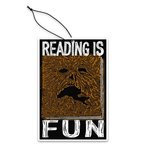 Necronomicon "Reading is Fun" Air Freshener - The Original Underground