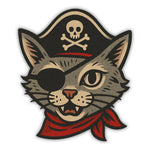 Pirate Cat Sticker - The Original Underground
