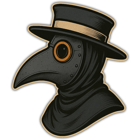 Plague Doctor Sticker - The Original Underground