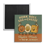 Pork Roll Egg and Cheese Taylor Made Fridge Magnet - The Original Underground