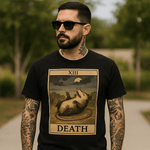 Possum Playing Death Tarot T-Shirt - The Original Underground