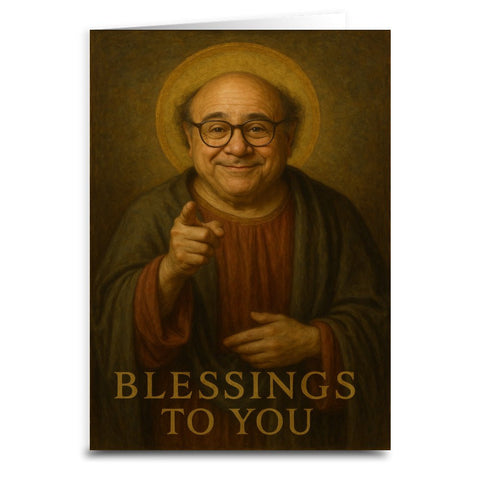 Saint Danny "Blessings" Greeting Card - The Original Underground