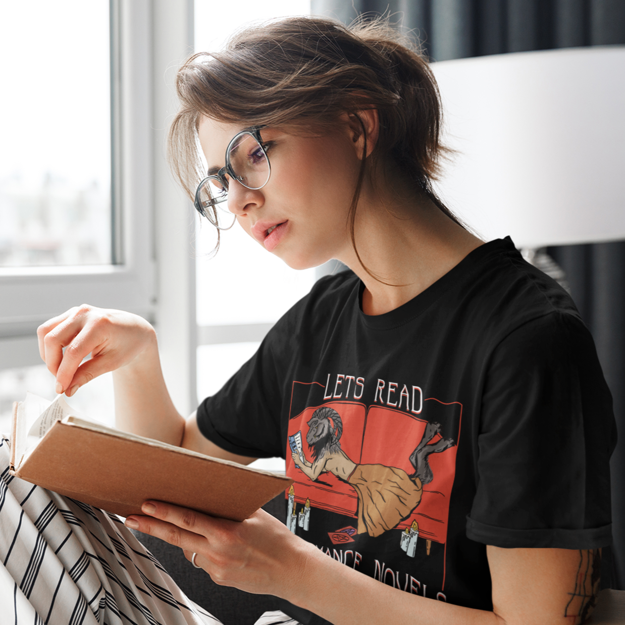 Let's Read Necromance Novels Together T-Shirt - The Original Underground
