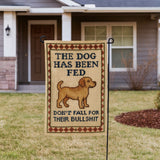 The Dog Has Been Fed Garden Flag - The Original Underground