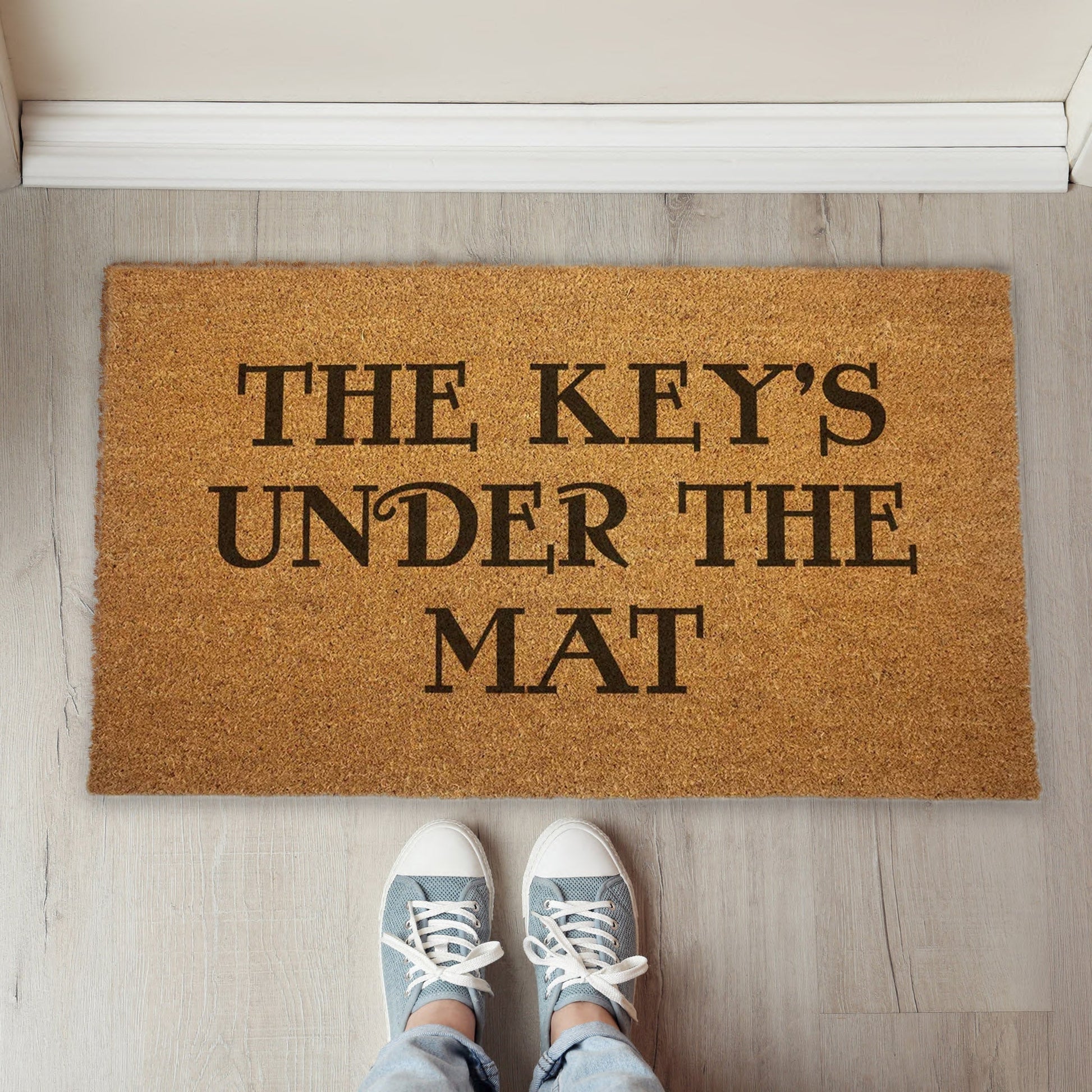 The Key's Under the Mat Door Mat - The Original Underground / theoriginalunderground.com