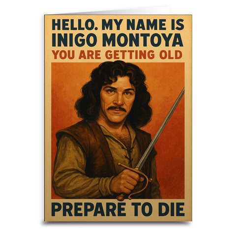 You Are Getting Old Prepare to Die Birthday Greeting Card - The Original Underground