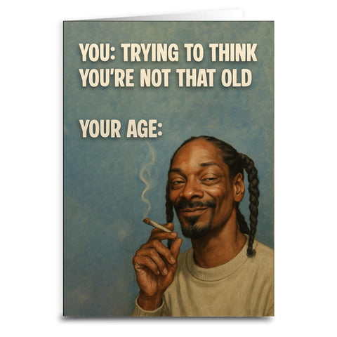 Your Age is High Greeting Card - The Original Underground