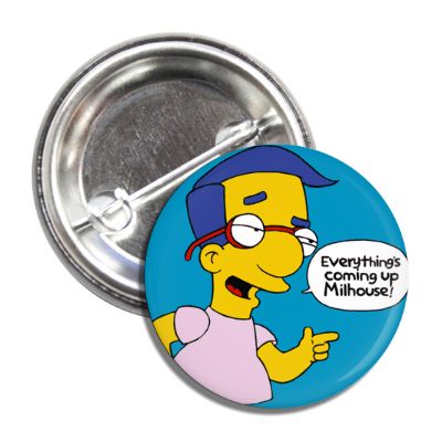 Milhouse Button - Shady Front