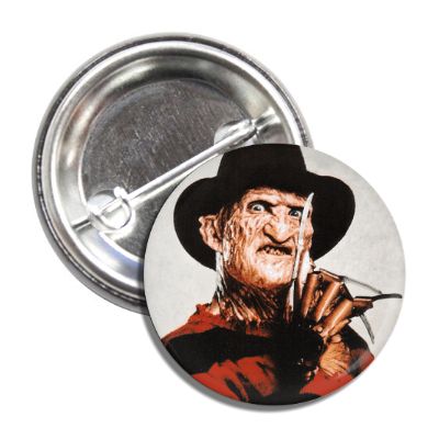 Freddy Krueger "Nightmare on Elm Street" Button - Shady Front