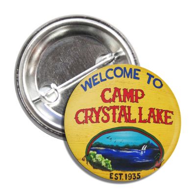 Camp Crystal Lake Button - The Original Underground
