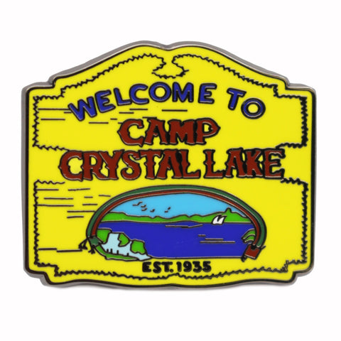 Camp Crystal Lake Enamel Pin - The Original Underground / theoriginalunderground.com