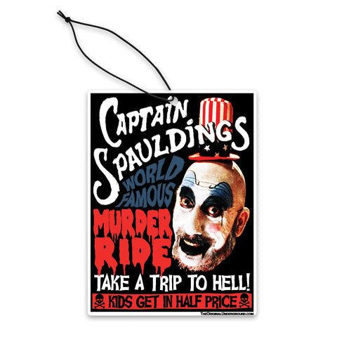 Captain Spaulding's Murder Ride Air Freshener - The Original Underground / theoriginalunderground.com