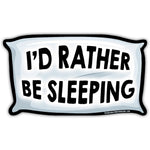 I'd Rather Be Sleeping Sticker - The Original Underground / theoriginalunderground.com