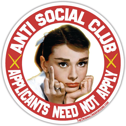 Anti Social Club Car Magnet - The Original Underground