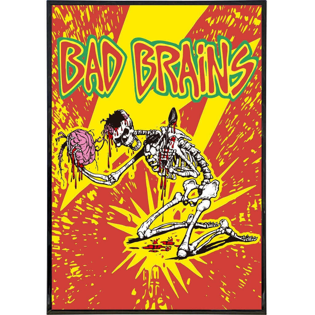 Bad Brains Skeleton Poster Print The Original Underground