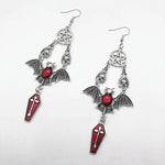 Bat and Coffin Earrings - The Original Underground