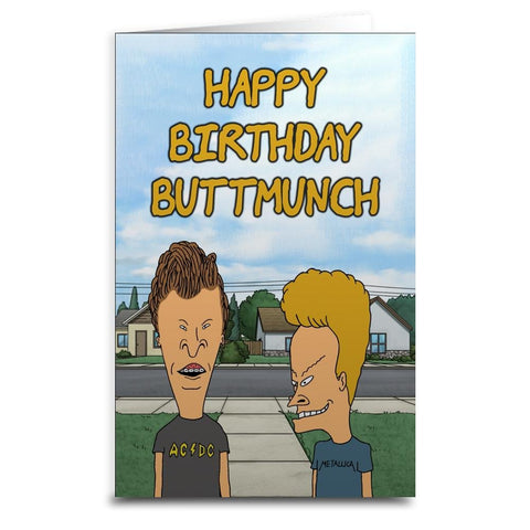 Beavis and Butt-Head Birthday Card - The Original Underground