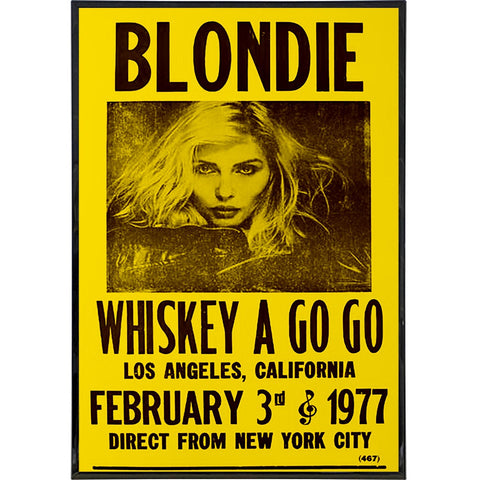 Blondie 1977 Show Poster Print - The Original Underground