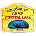 Camp Crystal Lake Car Magnet - The Original Underground